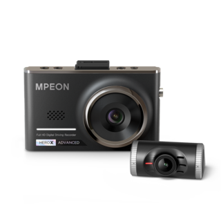 MPEON 前後方FHD雙鏡頭行車紀錄器 HERO X, 64GB