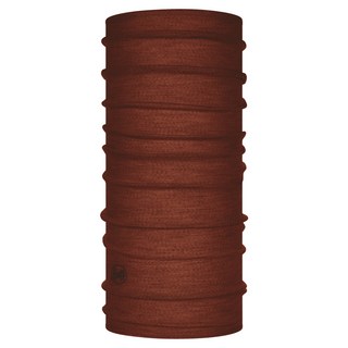 西班牙 BUFF 多用途美麗諾羊毛保暖圍脖, 素色赭紅