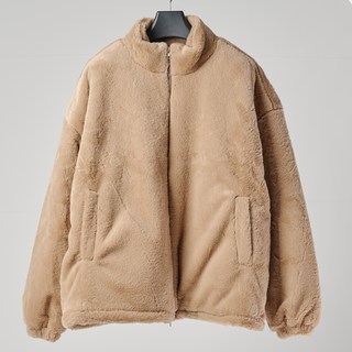 HIHOO 男款貂皮毛絨外套