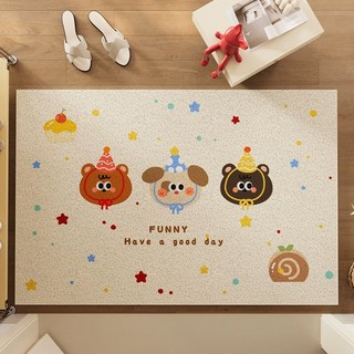 軟珪藻土地墊, 狗跟熊 FUNNY, 2個