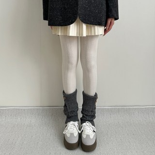 The Syrup 女性麻花直紋提花圖案褲襪