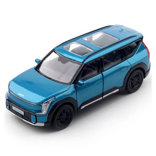 WELLY 1 : 38 起亞 EV9, 1個, 藍色