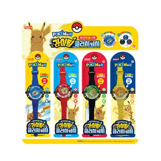 PoKeMoN 寶可夢 照明手錶 4支入, 混色, 1組