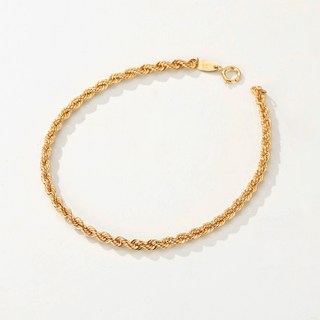 semijuwelry 女用 14k 泰莉特溫手鍊 + 購物袋