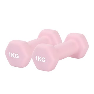 LIVESPO 防滑啞鈴, 2個, 1kg