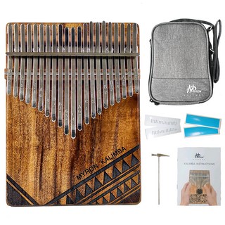 MYRON 實木相思木21音卡林巴琴 + 泡棉琴盒套組 MK21KZ, 1個, 單品