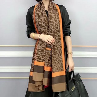 Chichills Celestine絲綢大型披肩圍巾 11020