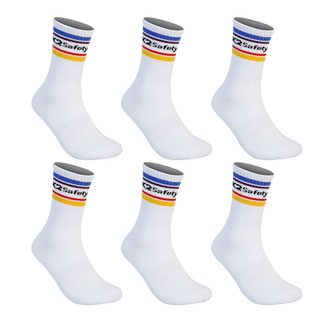 K2 Safety 女款彩色中筒襪 長筒襪, 白色