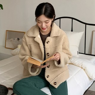 envylook 女款羊羔毛絨外套