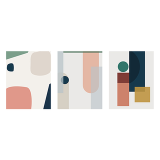 WEMODERN 藝術海報 行星 1 + 2 + 3 套組