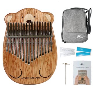 MYRON 小熊造型板式 17音階卡林巴琴 + 泡棉琴盒套組 MK17HX, 1個, 單品
