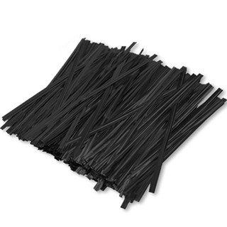 Openspace 彩色麵包束帶 15cm 黑色 800入, 800件