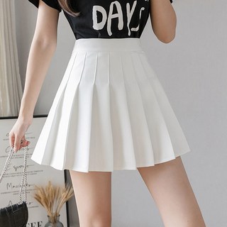 Elsso 日常百搭彈力褶襉迷你裙