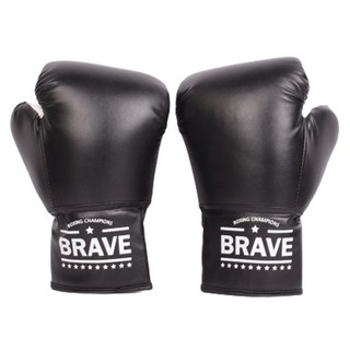Brave 基本款練習拳擊手套, 黑色, 1組