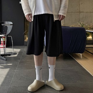 머시따 포턱 버뮤다 코튼 와이드 하프 트레이닝 팬츠