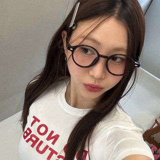 라피던트 동글이 뿔테 안경 아케마 B39