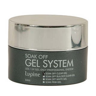 Lupine Nail 透明凝膠 LED&UV 可卸式罐裝凝膠, 單一顏色, 1個