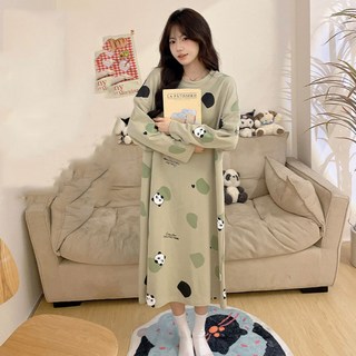 女款附胸墊連身睡衣