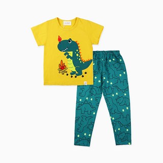 amare illael 兒童火焰恐龍上下裝套組