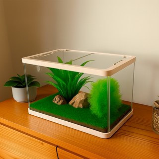 MOBYDICK Airy Tank 魚缸 AT-37, 1個, 象牙白