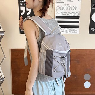 Elsso 女款束口輕量日常迷你後背包, 黑色