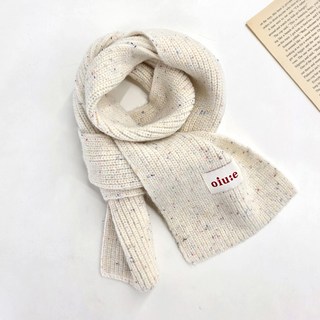 우주아이 포인트 라벨 목도리