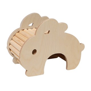 Carno 卡諾 韓國 倉鼠 自然 木屋 兔子, 混合顏色, 1個