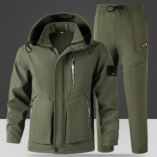 Elsso 男款 Homme 冬季防水鋪棉滑雪服 防寒服 連身服 維修服 保暖工作服 戶外休閒上下套裝