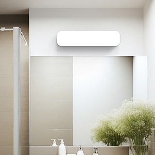 VO LED 簡約浴室燈 30W, 白色