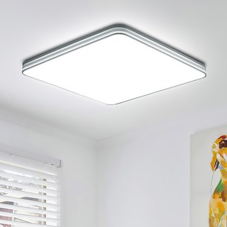 비츠조명 국내산 LED 디오네 천장 밀착형 방 천장조명등 80W, 화이트