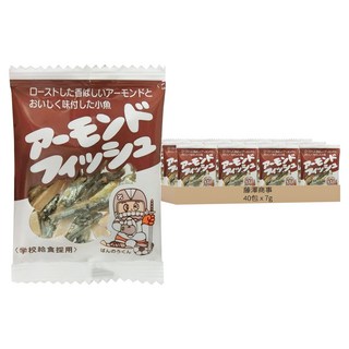 藤澤商事 杏仁小魚干 日本原裝進口 日本兒童團膳選用 迷你包裝 7g, 40包