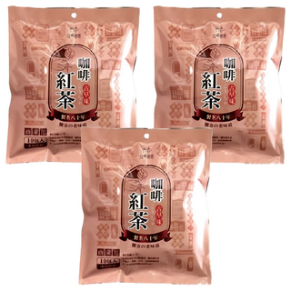 永發茗茶 咖啡紅茶 製茶八十年 懷念的老味道 400g±5% 風行台灣八十年, 40g, 10包, 3袋