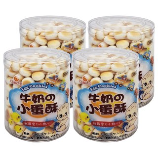 Chiao-E 巧益 小蛋酥, 牛奶, 130g, 4罐