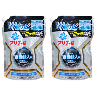 ARIEL 日本原裝進口 自動注入防霉濃縮洗淨液(衣物 洗衣槽) 補充裝 650克 1入, 650g, 2包