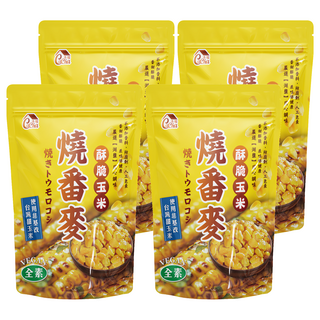 CACHA 卡恰 燒番麥酥脆玉米 4包 70g 台灣非基因改造 無添加人工香料及防腐劑