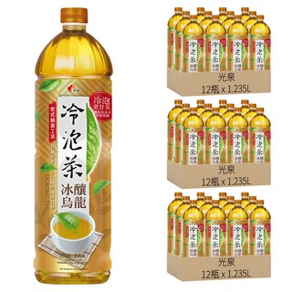 光泉 冷泡茶 冰釀烏龍茶 無糖, 1.235L, 36瓶