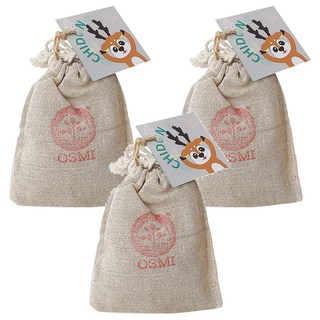 OSMI 歐絲密 沉香艾草香囊 全家大小適用, 25g, 3包, 木質草本香