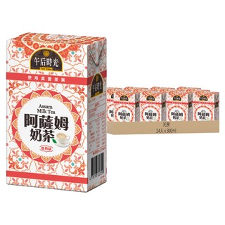 光泉 午后時光 阿薩姆奶茶, 無奶精添加, 使用真實茶葉, 24入, 300ml