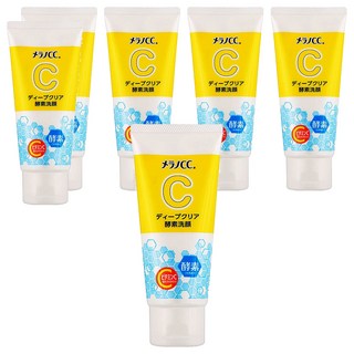 Melano CC毛孔清透酵素洗面乳 溫和清潔毛孔 改善暗沉, 130g, 6件