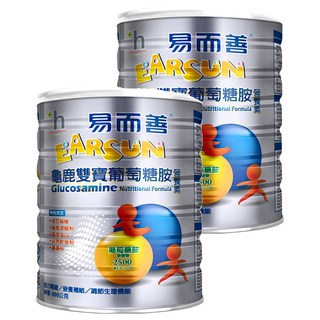 易而善 龜鹿雙寶葡萄糖胺營養素, 800g, 2罐