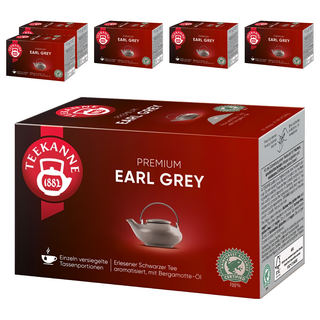 TEEKANNE 恬康樂 Premium Earl Grey 伯爵紅茶, 6個, 2g, 20個裝