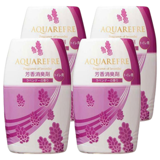 Lion Chemical 獅子化學 Aquarefre 廁所用香氛消臭劑 薰衣草香 400ml, 4入