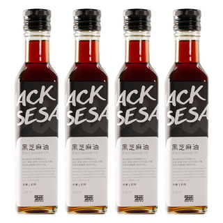 東和製油 黑芝麻油, 嚴選黑芝麻 冷壓初榨 無防腐劑, 250ml, 4瓶