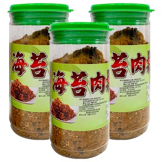 軒香李家 海苔肉鬆 台灣產, 200g, 3罐