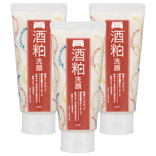 pdc 酒粕洗面乳 奶油綿密質地 溫和清潔, 170g, 3條