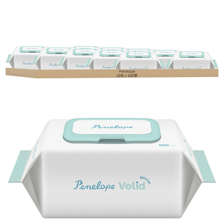 Penelope Volid White 低敏嬰幼兒濕紙巾 10包, 100張