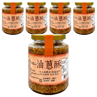 池上鄉農會 油蔥酥 410g (香氣濃郁、口感酥脆、料理百搭), 5罐