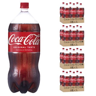 可口可樂 原味汽水, 2L, 24瓶