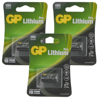 GP Batteries 超霸 CR2 3V 鋰電池, 3個, 1入