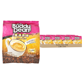 Buddy Dean 巴迪 三合一咖啡 香濃原味 泰國原裝進口, 18g, 25包, 12袋